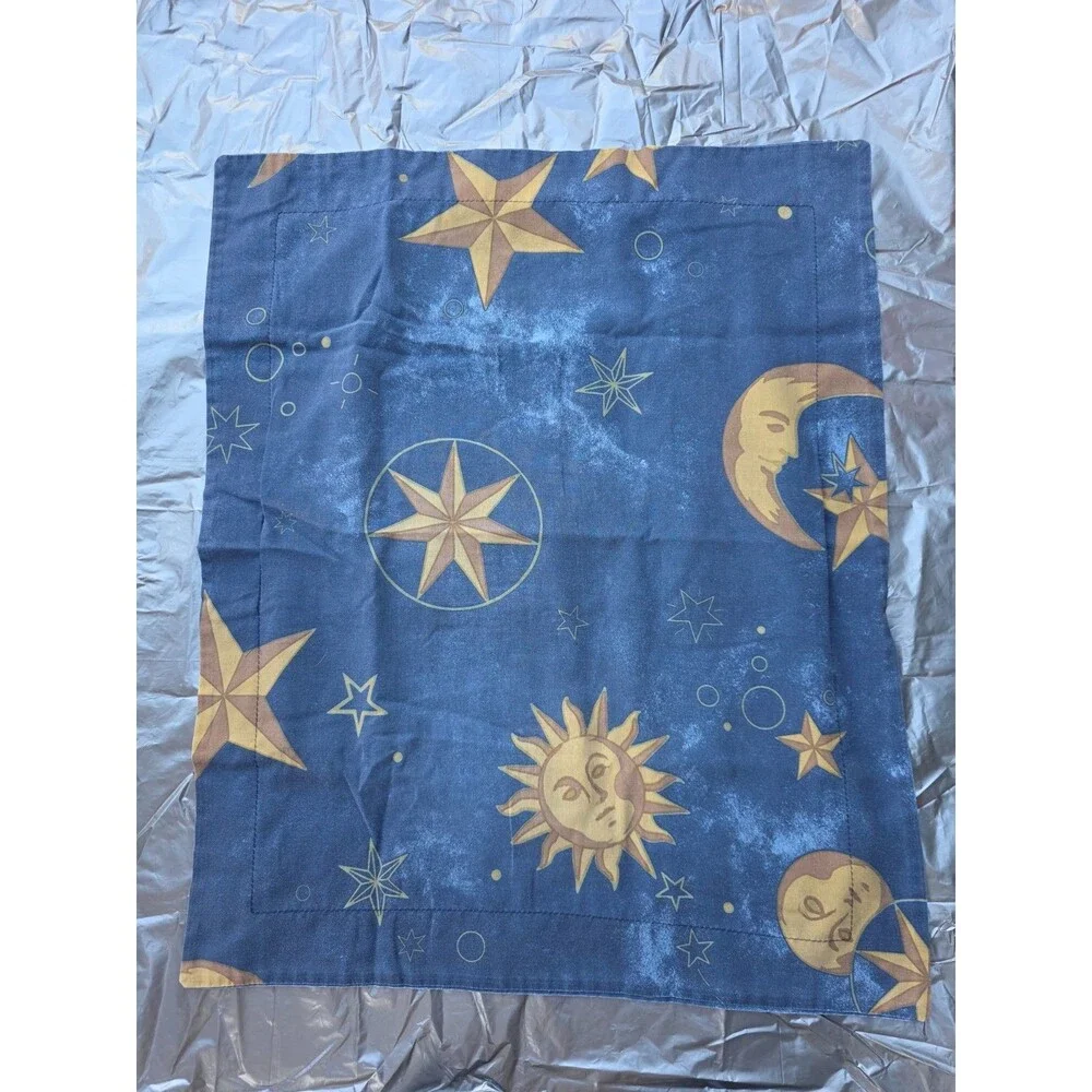 Vintage Springs Celestial whimsigoth Pillowcases 4 Sun Moon Stars Standard+King